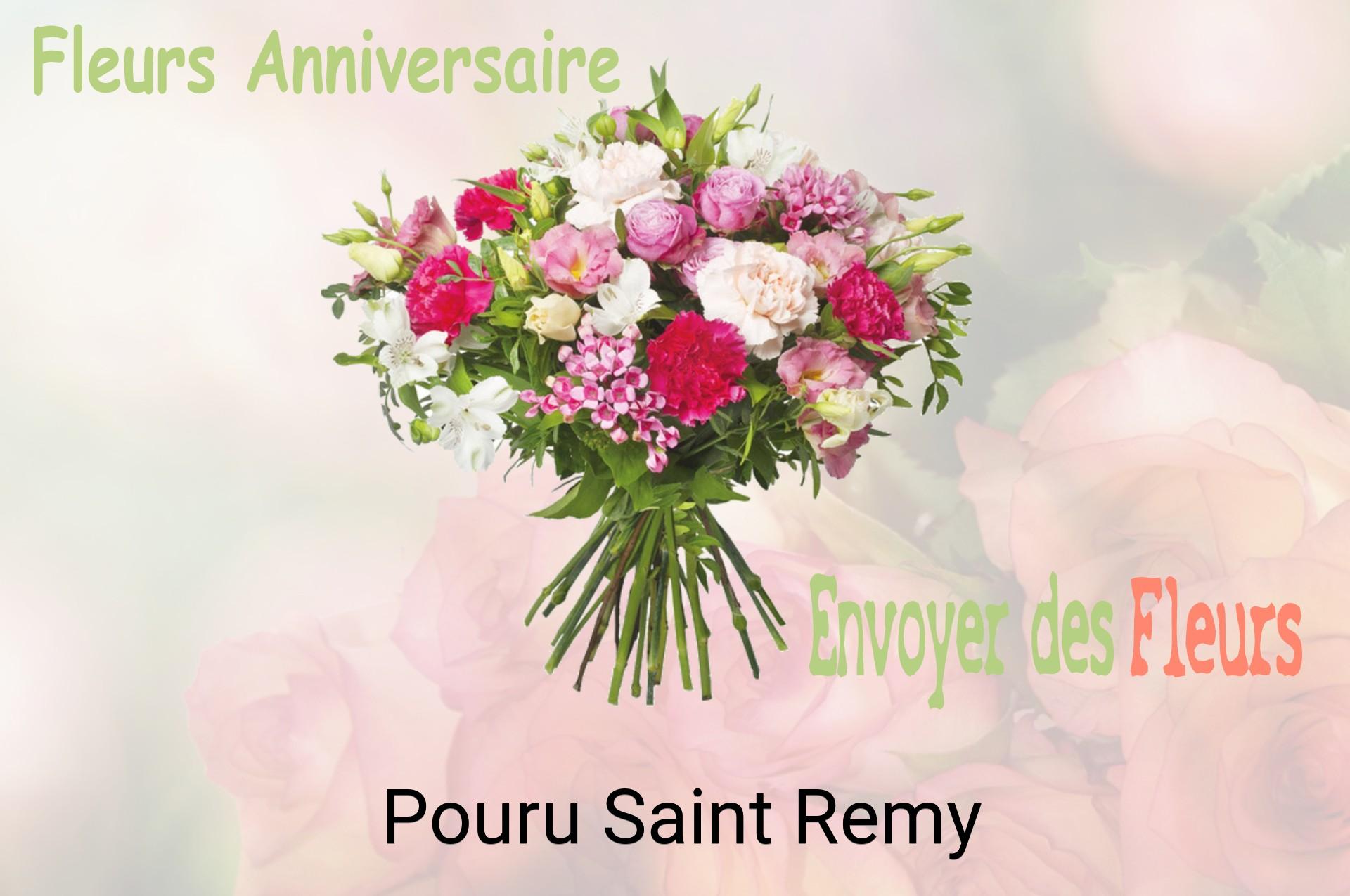 Bouquet de fleurs d’anniversaire livré à Pouru-Saint-Remy